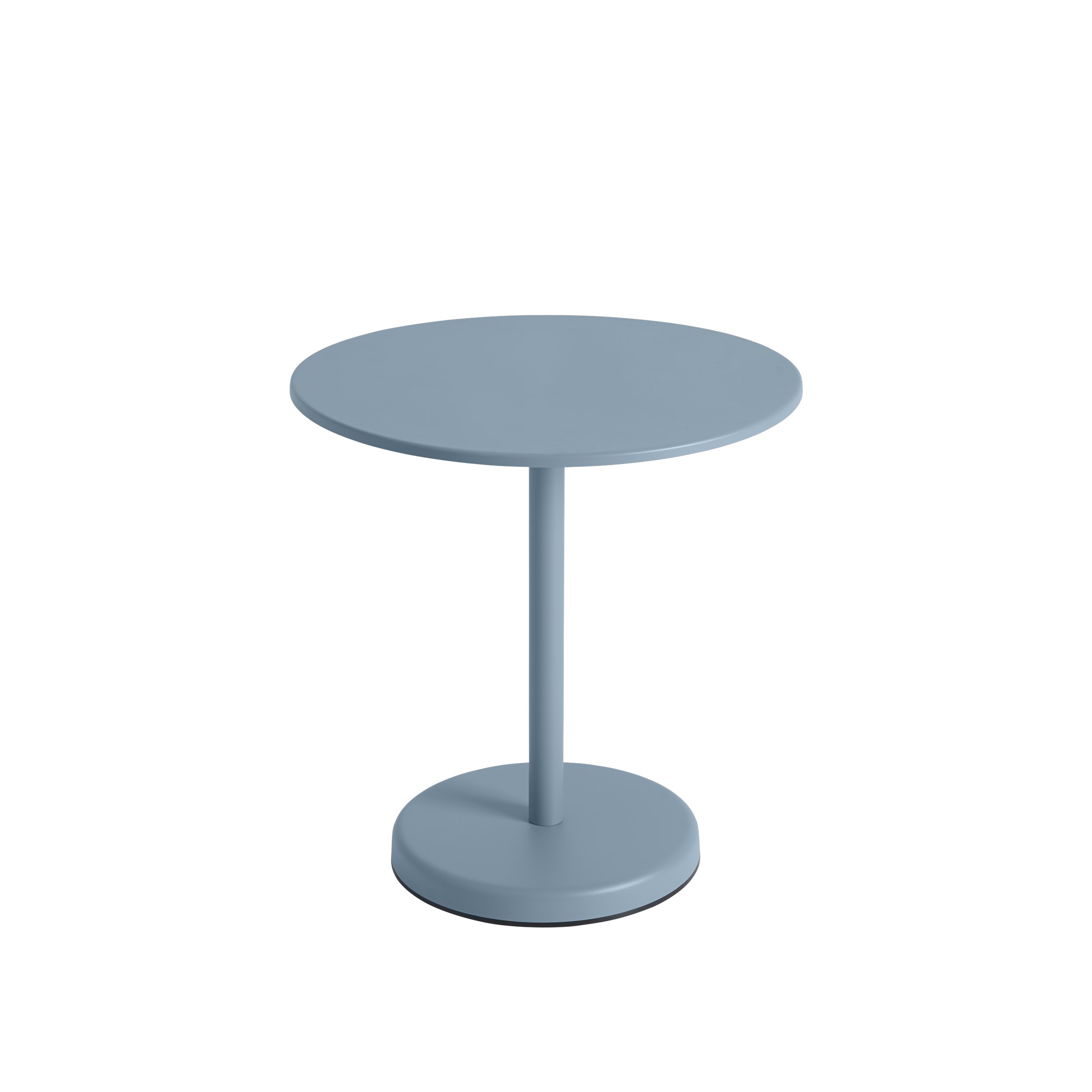 Linear Steel Cafe Table 70cm Diameter.