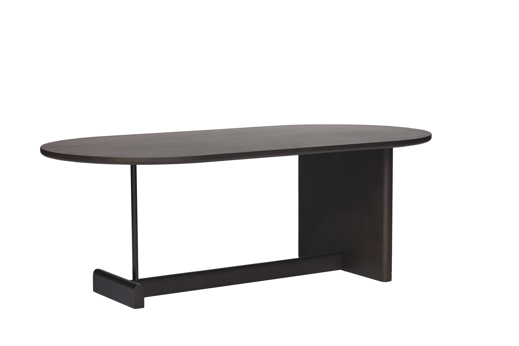 Koku coffee table OVAL H35cm, Oak