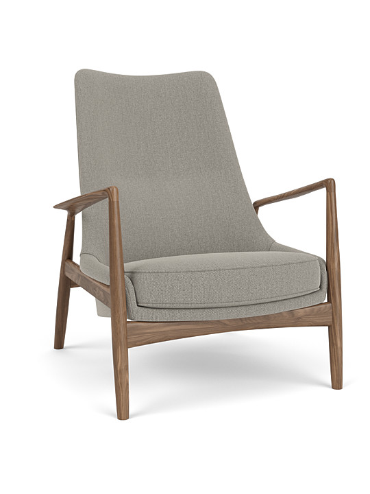 The Seal Lounge Chair, Walnut -High Back