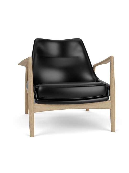 The Seal Lounge Chair, Oak-Low Back