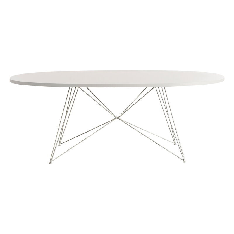 XZ3 dining Table 200 x 119cm, white