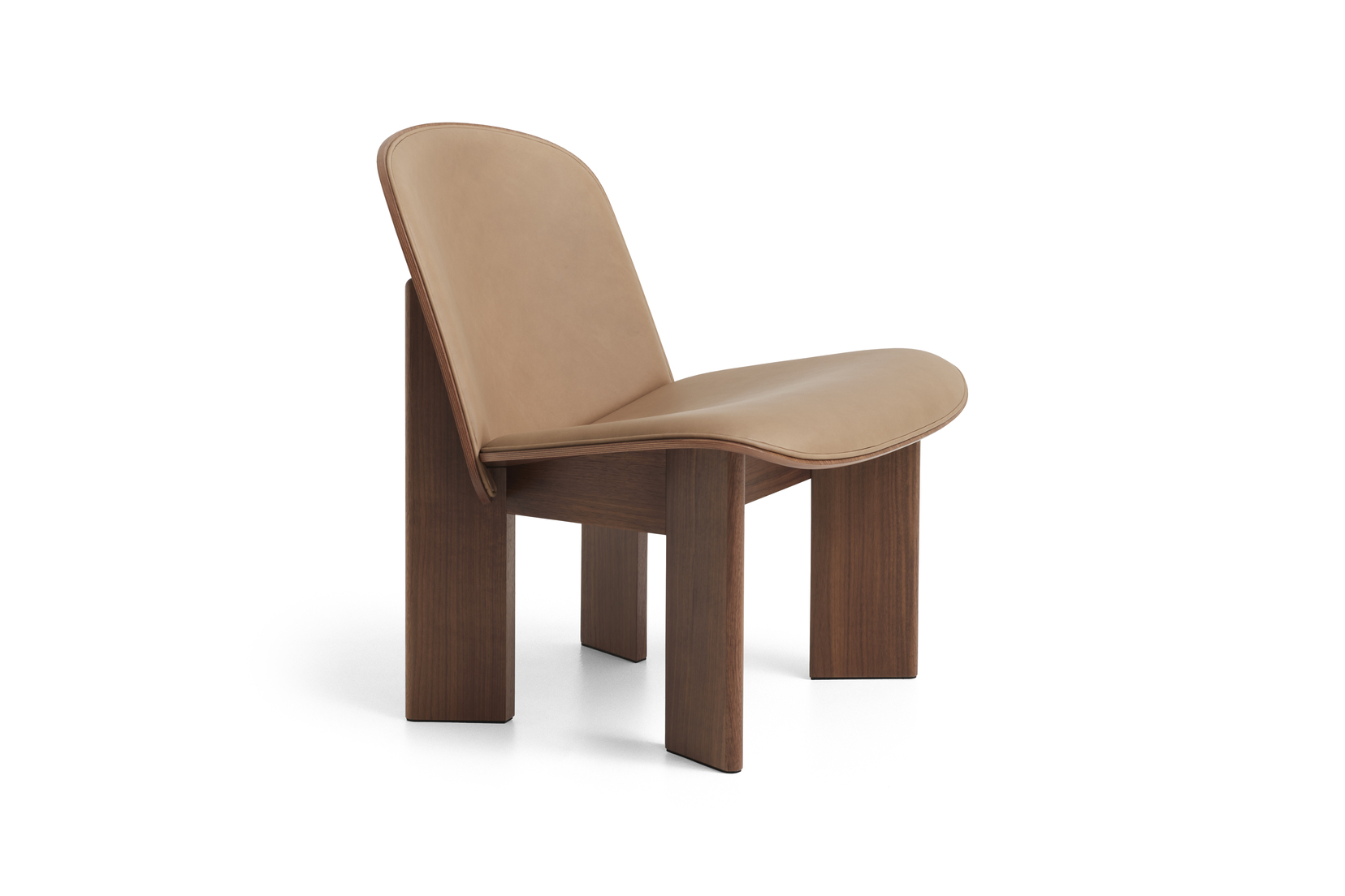Chisel Lounge Armchair Leather