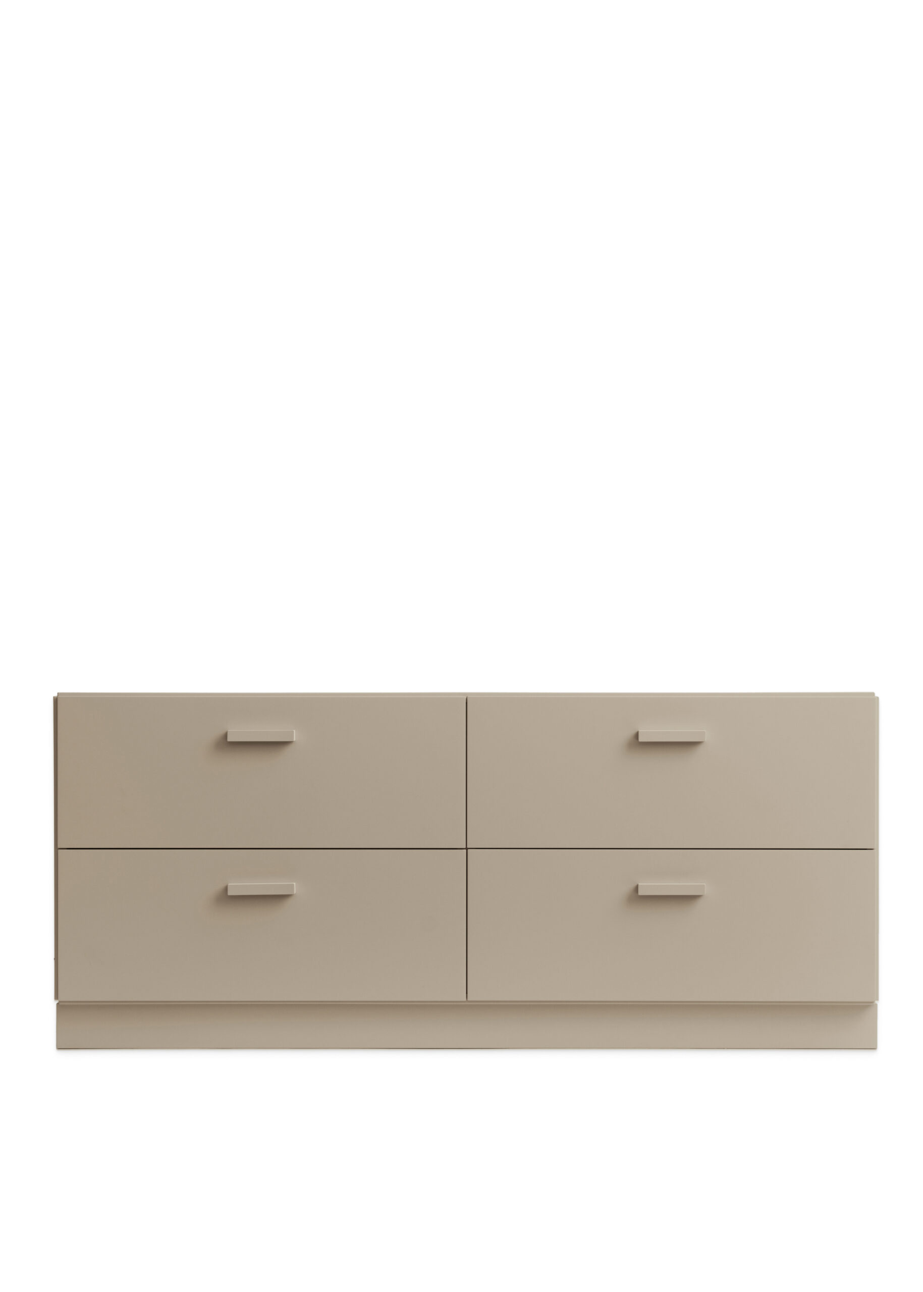 Relief Chest of Drawers LOW, on Plinth
