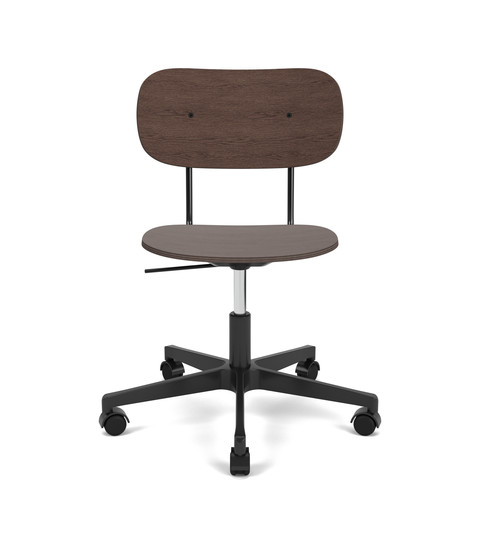 CO Task Chair, Veneer, Base Black Aluminium